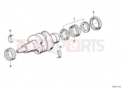 BMW Motorrad BMW CLASSIC 1995 R-Models 2V R 100 RT Crankshaft mounting