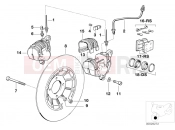 BMW Motorrad BMW CLASSIC 1995 R-Models 2V R 100 RT Front wheel brake