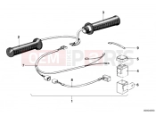 BMW Motorrad BMW CLASSIC 1976 R-Models 2V R 100 RS Retrofit kit, heated handle