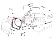 BMW Motorrad BMW CLASSIC 1976 R-Models 2V R 100 RS Trim panel upper part