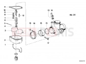Carburetor-float assy/jet - BMW Motorrad R 60 /7 1978