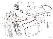 Engine cowl/Windshield - BMW Motorrad R 100 RS 1979