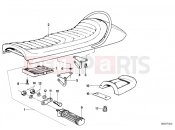 Dual seat installing set - BMW Motorrad R 100 RS 1979