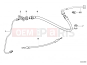 BMW Motorrad BMW CLASSIC 1982 R-Models 2V R 60 TIC Brake pipe, front