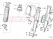 Fork slider - BMW Motorrad R 80 G/S 1982