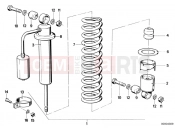Spring strut rear hydraulic - BMW Motorrad R 80 G/S 1982