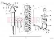 Spring strut, rear - BMW Motorrad R 80 G/S 1982