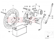 Front wheel brake - BMW Motorrad R 80 G/S 1982