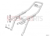 Rear frame - BMW Motorrad R 80 G/S 1982