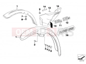 Mudguard front - BMW Motorrad R 80 G/S 1982