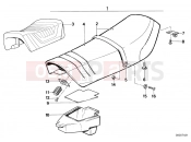 Bench seat - BMW Motorrad R 80 G/S 1982
