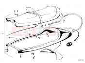 BMW Motorrad BMW CLASSIC 1982 R-Models 2V R 100 CS Double seat bench