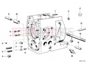 BMW Motorrad BMW CLASSIC 1982 R-Models 2V R 100 RS Engine housing mounting parts