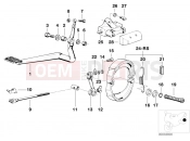 BMW Motorrad BMW CLASSIC 1982 R-Models 2V R 100 RS Rear wheel brake