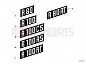 BMW Motorrad BMW CLASSIC 1982 R-Models 2V R 100 RS Sticker
