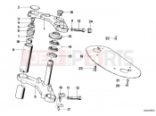 BMW Motorrad BMW CLASSIC 1982 R-Boxer R45 Fork bridge