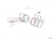 BMW Motorrad BMW CLASSIC 1982 R-Boxer R65 Piston, single components