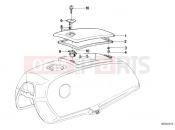 BMW MOTORRAD R65LS Fuel tank-tool container