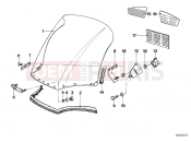 BMW Motorrad BMW CLASSIC 1982 R-Boxer R65T Windshield