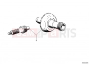 BMW Motorrad BMW CLASSIC 1983 R-Models 2V R 100 CS Differential-crown wheel set