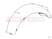 BMW Motorrad BMW CLASSIC 1981 R-Models 2V R 80 TIC Wheel cover, rear