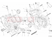 DUCATI 2014 Superbike 1199 Panigale S ABS 10A - HALF-CRANKCASES PAIR » ENGINE CASE