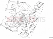 DUCATI 2014 Multistrada 1200 S GT HORIZONTAL CYLINDER HEAD » VALVE DRIVE