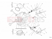 DUCATI 2014 Monster 795 HORIZONTAL CYLINDER HEAD » VALVE DRIVE