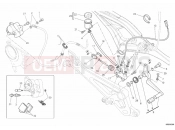 DUCATI 2014 Monster 796 ABS REAR BRAKE SYSTEM » BRAKING SYSTEM
