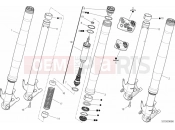 DUCATI Superbike 899 Panigale ABS FRONT FORK » FRONT SUSPENSION
