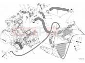 DUCATI 2014 Superbike 899 Panigale ABS hűtő rendszer » hűtőradiátor
