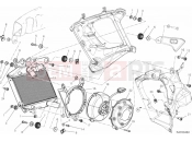 DUCATI 2014 Diavel STRADA RADIATOR, WATER,RH » COOLING SYSTEM