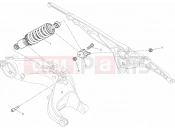 DUCATI 2013 Monster 1100 EVO ANNIVERSARY REAR SHOCK ABSORBER » SWING ARM