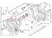 DUCATI 2013 Superbike 1199 Panigale 010 - HALF-CRANKCASES PAIR » ENGINE CASE
