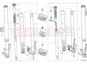 DUCATI Multistrada 1200 S Pikes Peak 21A - FRONT FORK » FRONT SUSPENSION