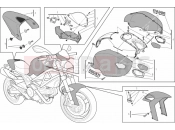 DUCATI 2013 Monster 696 ABS ANNIVERSARY ART KIT » ACCESSORIES