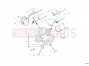 DUCATI 2013 Hypermotard 796 VERTICAL CYLINDER HEAD » VALVE DRIVE