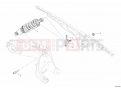 DUCATI 2013 Monster 796 ABS REAR SHOCK ABSORBER » SWING ARM