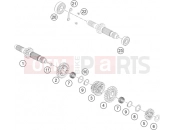 HUSQVARNA 2017 Offroad FR 450 RALLY (F2399Q1) [] TRANSMISSION I - MAIN SHAFT|Engine|33