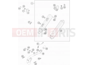 HUSQVARNA 2019 Offroad FE 501 (F2403S4) [EU] EXHAUST SYSTEM|Frame|05