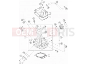 HUSQVARNA 2019 Offroad FE 501 (F2403S4) [EU] CYLINDER HEAD|Engine|36