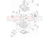HUSQVARNA 2018 Offroad FE 501 (F2475R4) [US] CYLINDER HEAD|Engine|36