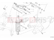 DUCATI 2013 Superbike 848 EVO Corse SE REAR SHOCK ABSORBER » SWING ARM
