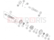 HUSQVARNA 2016 Offroad FE 450 (F2360P4) [AU] TRANSMISSION I - MAIN SHAFT|Engine|33