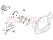 HUSQVARNA 2016 Offroad FE 450 (F2303P4) [EU] WATER PUMP|Engine|35