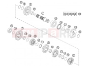 HUSQVARNA 2016 Offroad TE 250 (F2303P8) [EU] TRANSMISSION II - COUNTERSHAFT|Engine|33