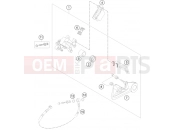 HUSQVARNA 2017 Offroad FE 250 (F2103Q4) [EU] REAR BRAKE CALIPER|Frame|13