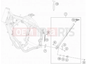HUSQVARNA 2019 Offroad TX 125 (F2103S9) [EU] SIDE / CENTER STAND|Frame|03