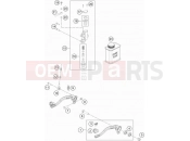 HUSQVARNA 2018 Offroad TC 65 (F2001R6) [EU] REAR BRAKE CONTROL|Frame|13