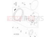 HUSQVARNA 2017 Offroad TC 65 (F2001Q6) [EU] FRONT WHEEL|Frame|09